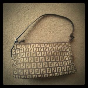 Fendi canvas purse